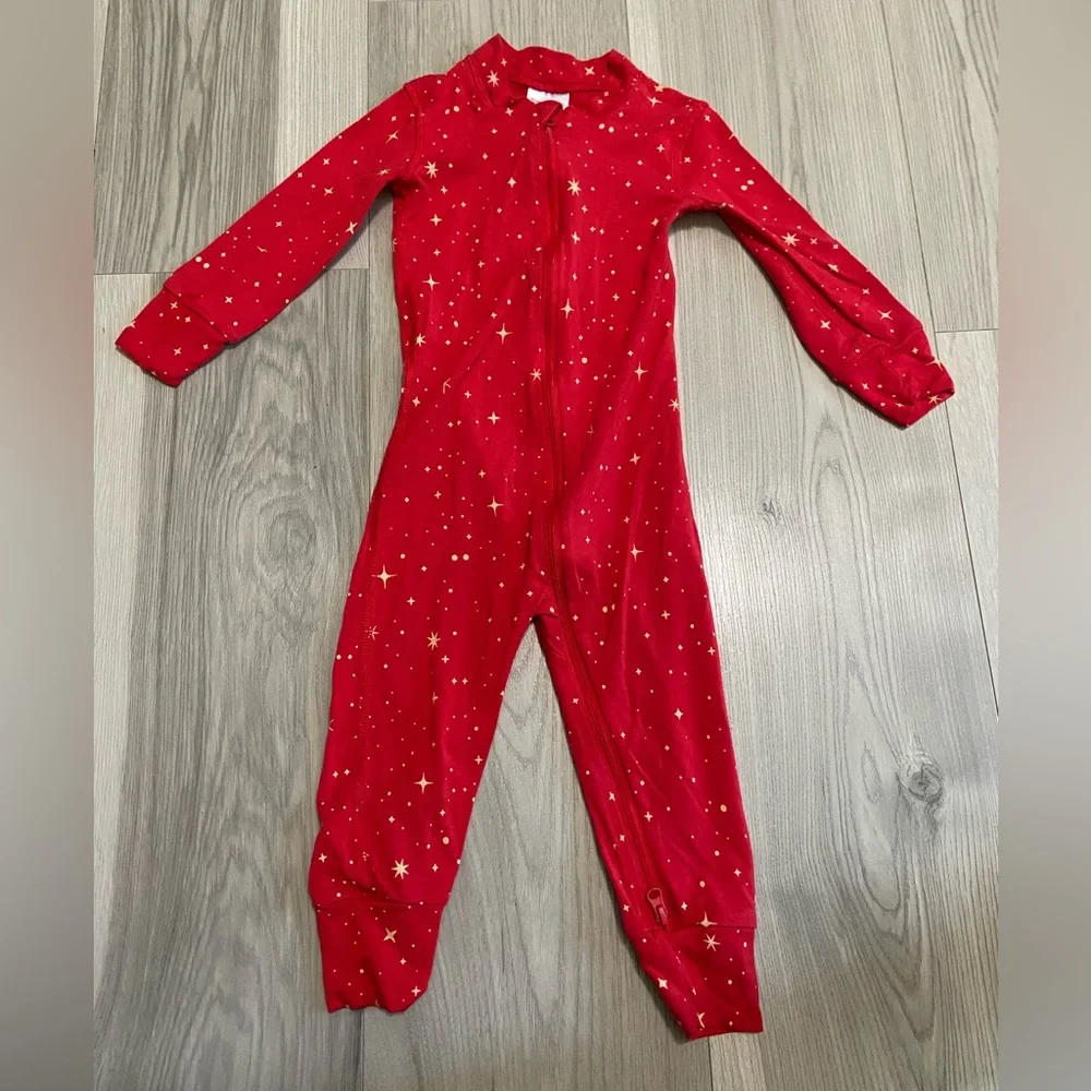 Hanna Andersson Red Pajamas Size 18-24 months